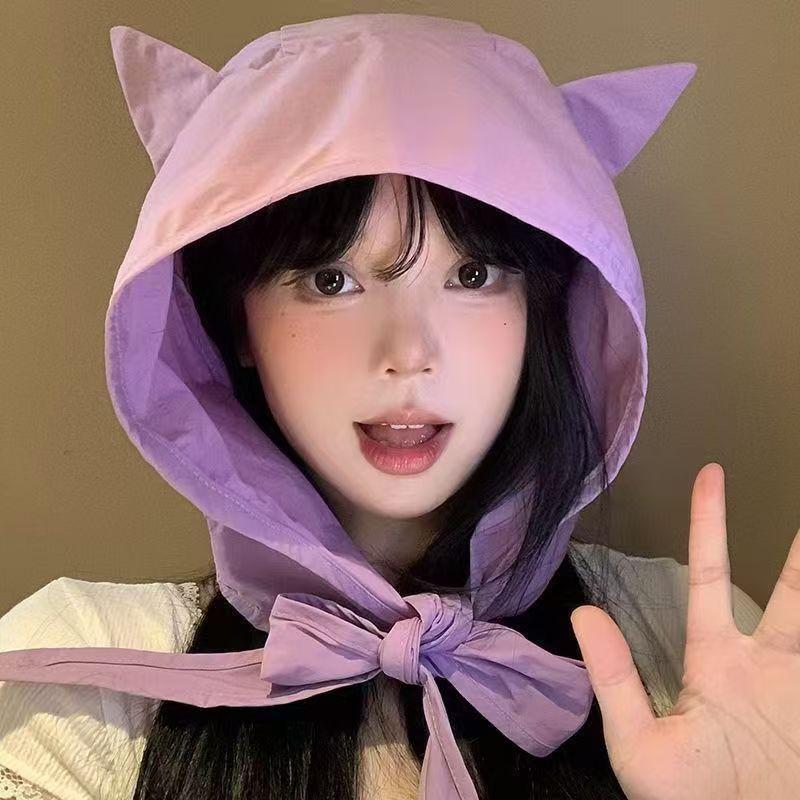 Visor Sun Hat - Cute Cat Ear Sun Visor Thin