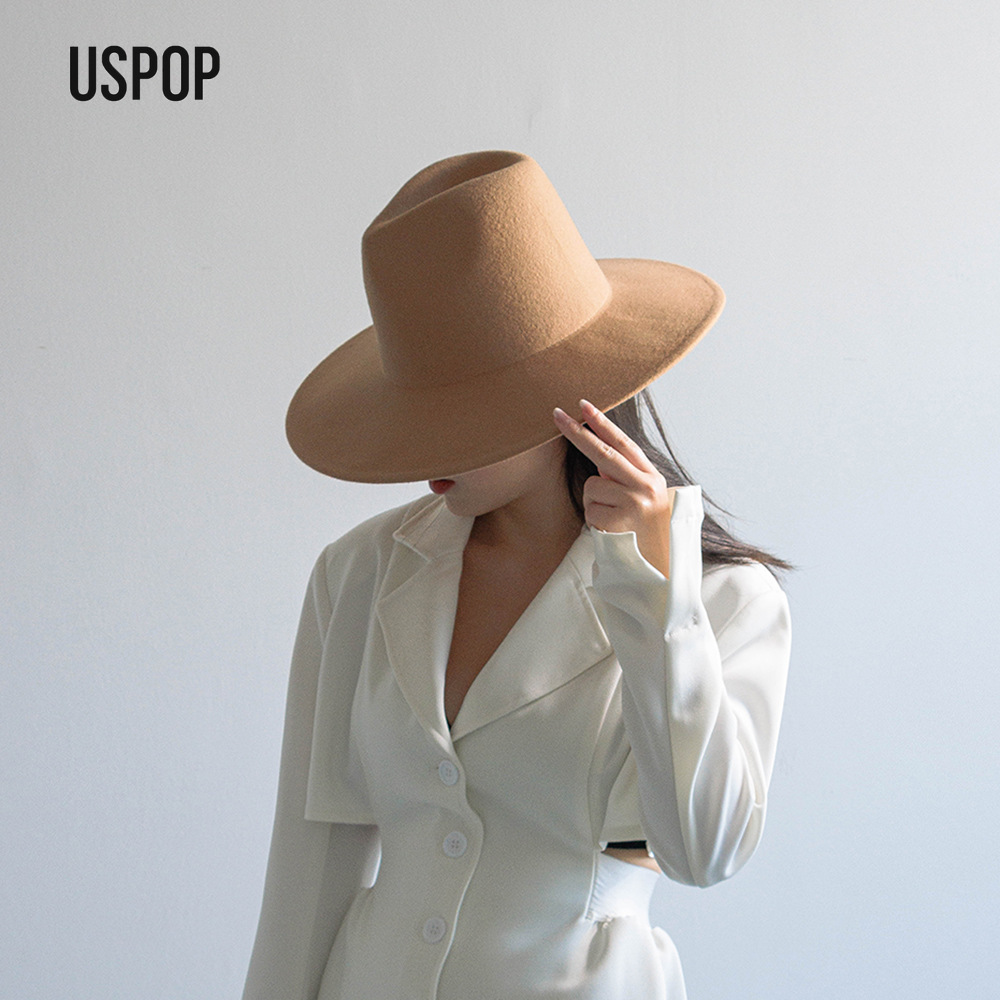 USPOP Autumn Winter Fashion Pl - đánh giá và giá Fedora Hat Wool