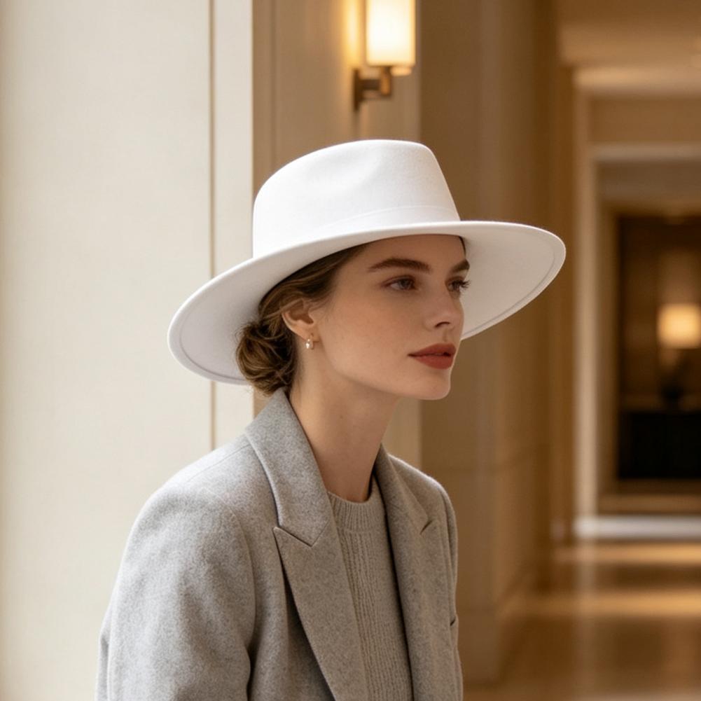 Wide Brim Fedora for Women Ver - đánh giá và giá Fedora Hat Wool