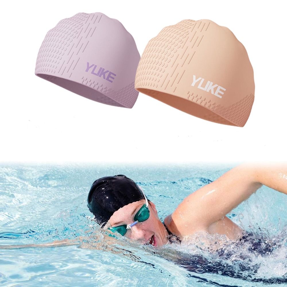 Solid Color Swimming Hat Elast - đánh giá và giá Swim Hat Silicone
