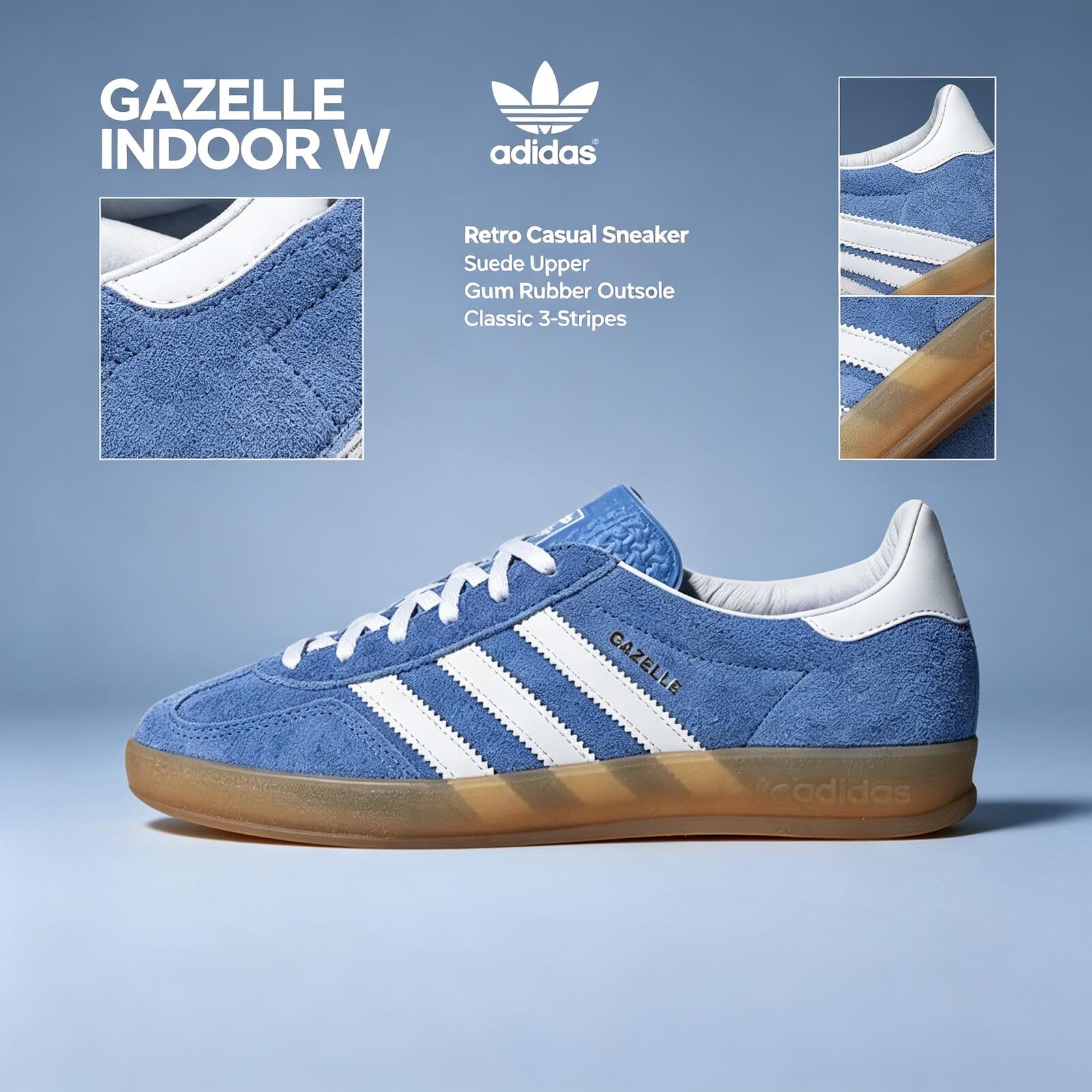 Adidas GAZELLE  INDOOR W Origi - đánh giá và giá Adidas Shoes Gazelle