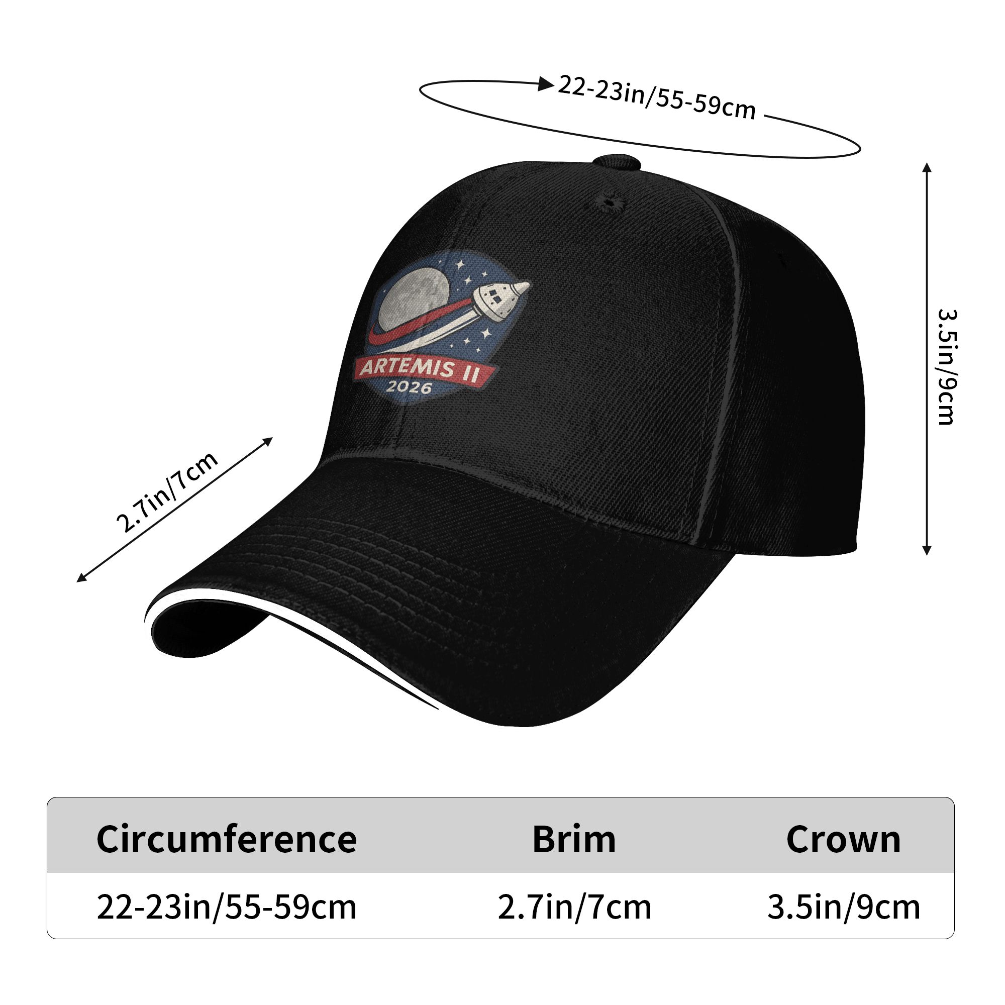 Unisex Artemis II Mission To T - đánh giá và giá Golf Cap Dad