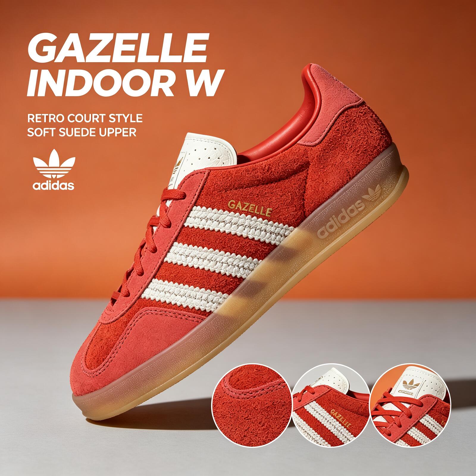 Adidas GAZELLE INDOOR W KI7169 - đánh giá và giá Adidas Shoes Gazelle