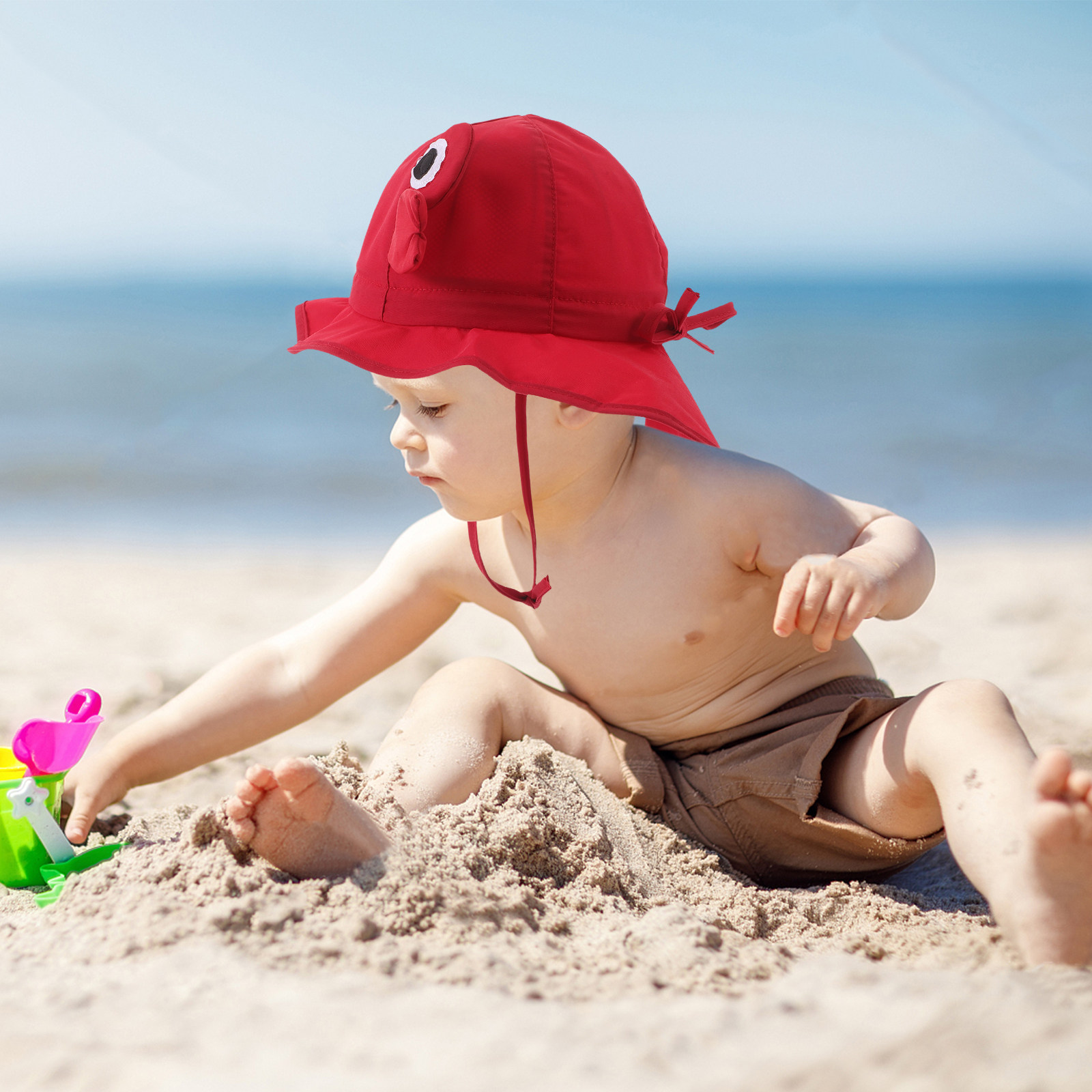Kids Wide Brim Sun Hat Neck Fl - đánh giá và giá Sun Hat Wide Brim