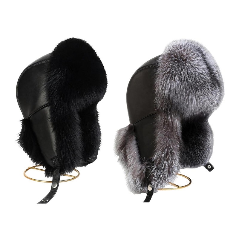 Mũ đánh bẫy lông thú giả mới 2 - đánh giá và giá Trapper Hat Ear Flap