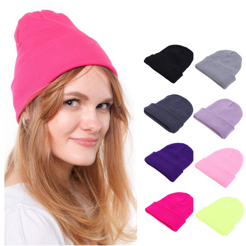 Fashion Solid Color Knit Beani - đánh giá và giá Beanie Cuffed Knit