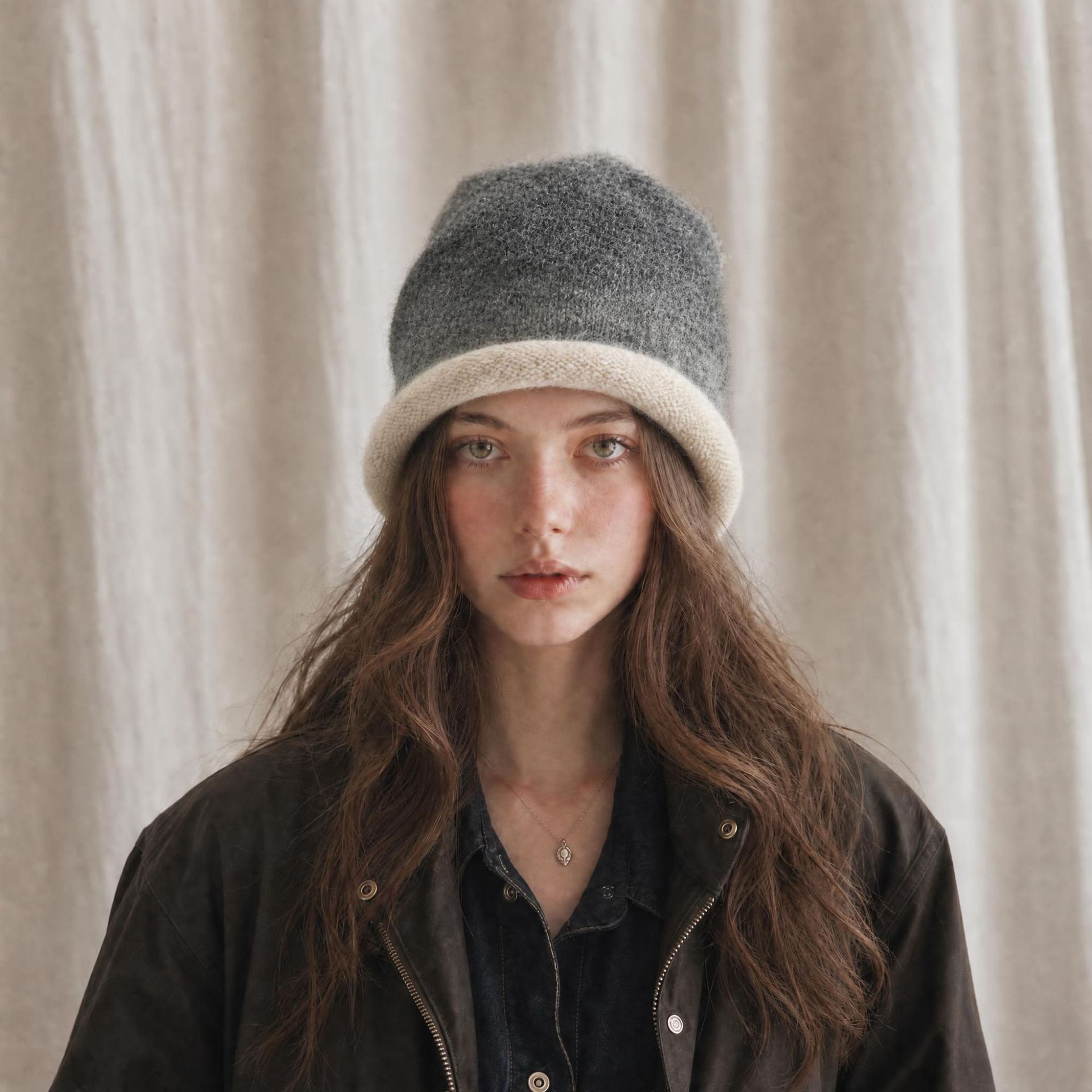Women Knitted Beanie Hat Soft  - đánh giá và giá Beanie Cuffed Knit